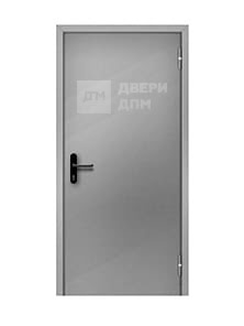 Металлическая огнестойкая одностворчатая противопожарная дверь 900×2000 мм (индивидуальные замки, 2 мм стали)